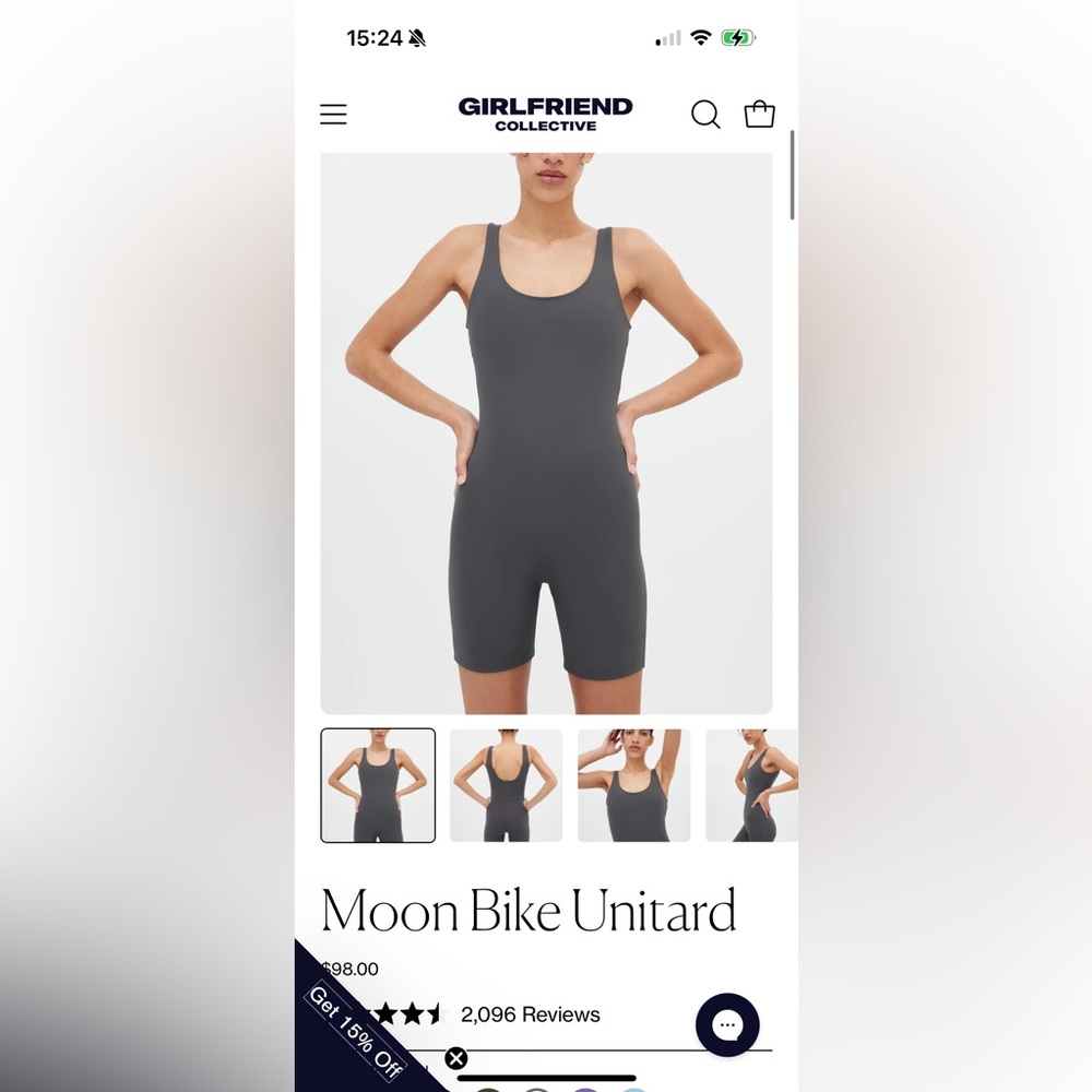 Girlfriend Collective Unitard - image 5